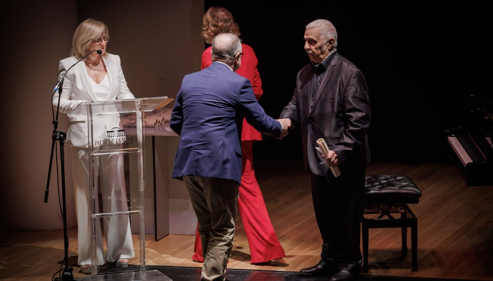 Presentación de la Academia Valenciana del Tango en el Palau de la Música de Valencia