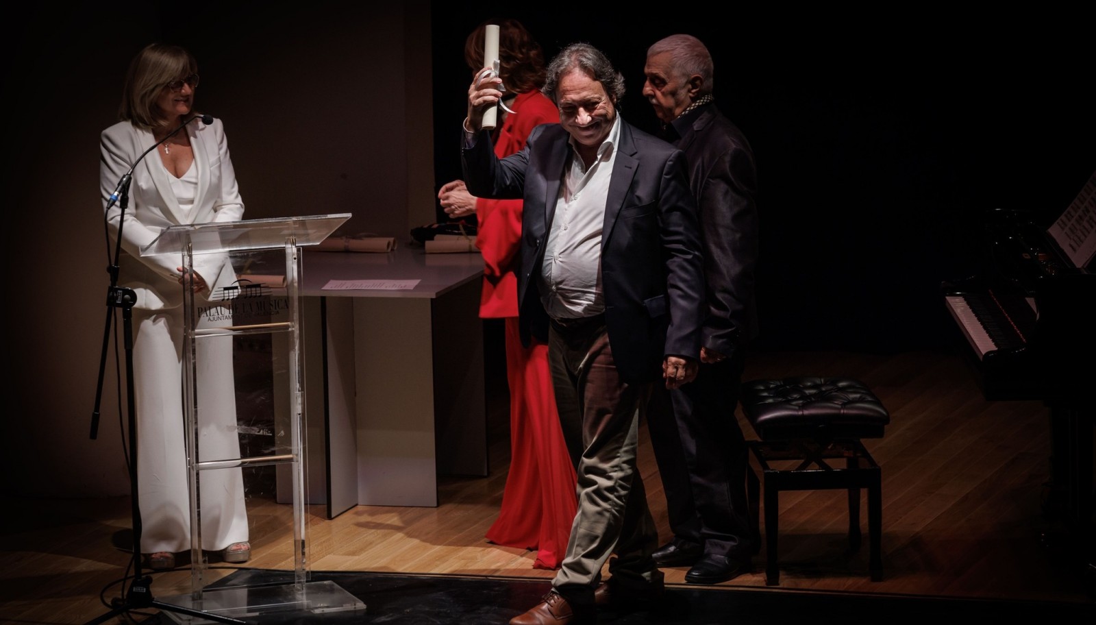 Presentación de la Academia Valenciana del Tango en el Palau de la Música de Valencia