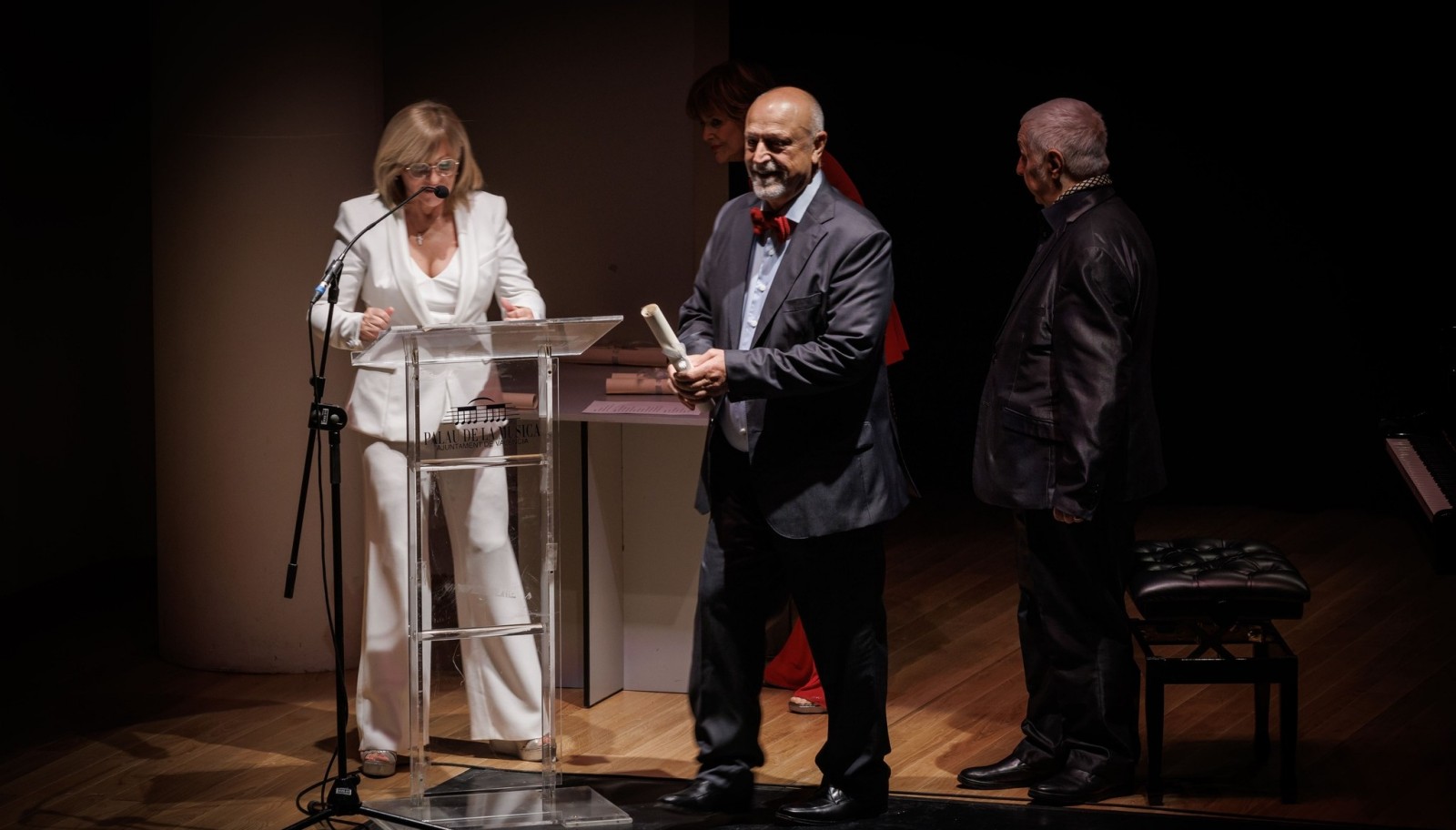 Presentación de la Academia Valenciana del Tango en el Palau de la Música de Valencia